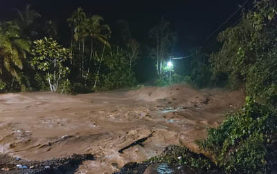Jalan Sumbar-Riau Putus, 80 Rumah Terendam Banjir di Manggilang Pangkalan Koto Baru